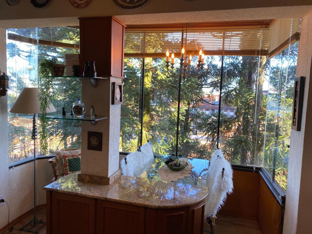 Apartamento Vista inspiradora em uma localização imbatível! Gramado Exterior foto